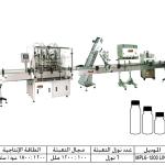 خط تعبئة حجمى للكيماويات السائلة – أوتوماتيك PLC
