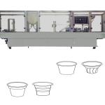 ماكينة أفقية حجمية تعبئة + غلق الأكواب 6 كافيتى – أوتوماتيك